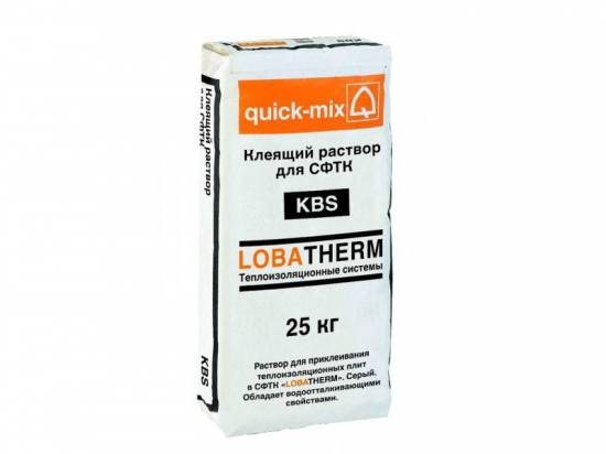 Клеящий раствор quick-mix KBS для СФТК серый